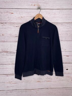 Ted Baker 1/4 zip pullover long sleeve